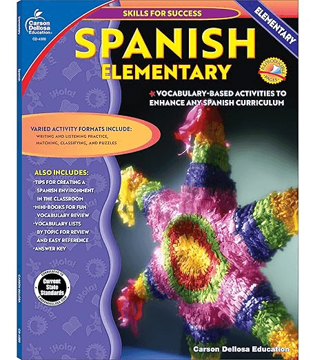 Cover of Spanish Elementary Skills for Success - Spanish learning book