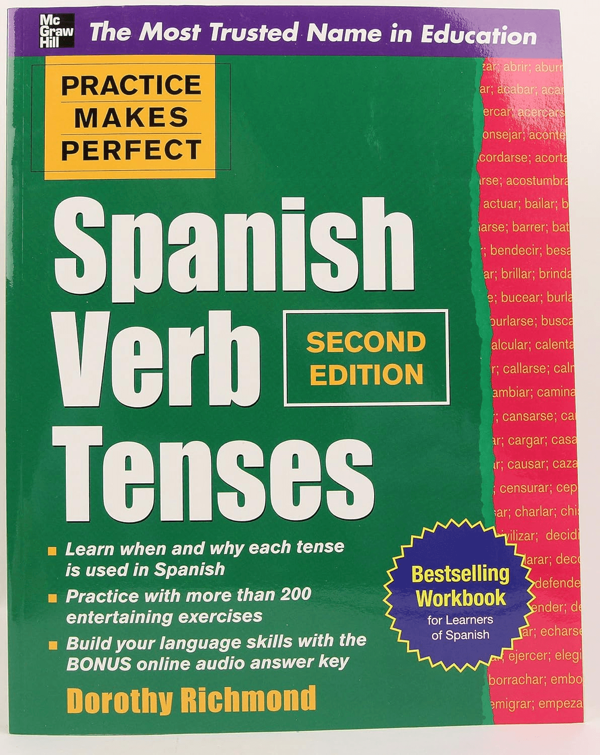 Cover of Practice Makes Perfect Spanish Verb Tenses - Spanish learning book